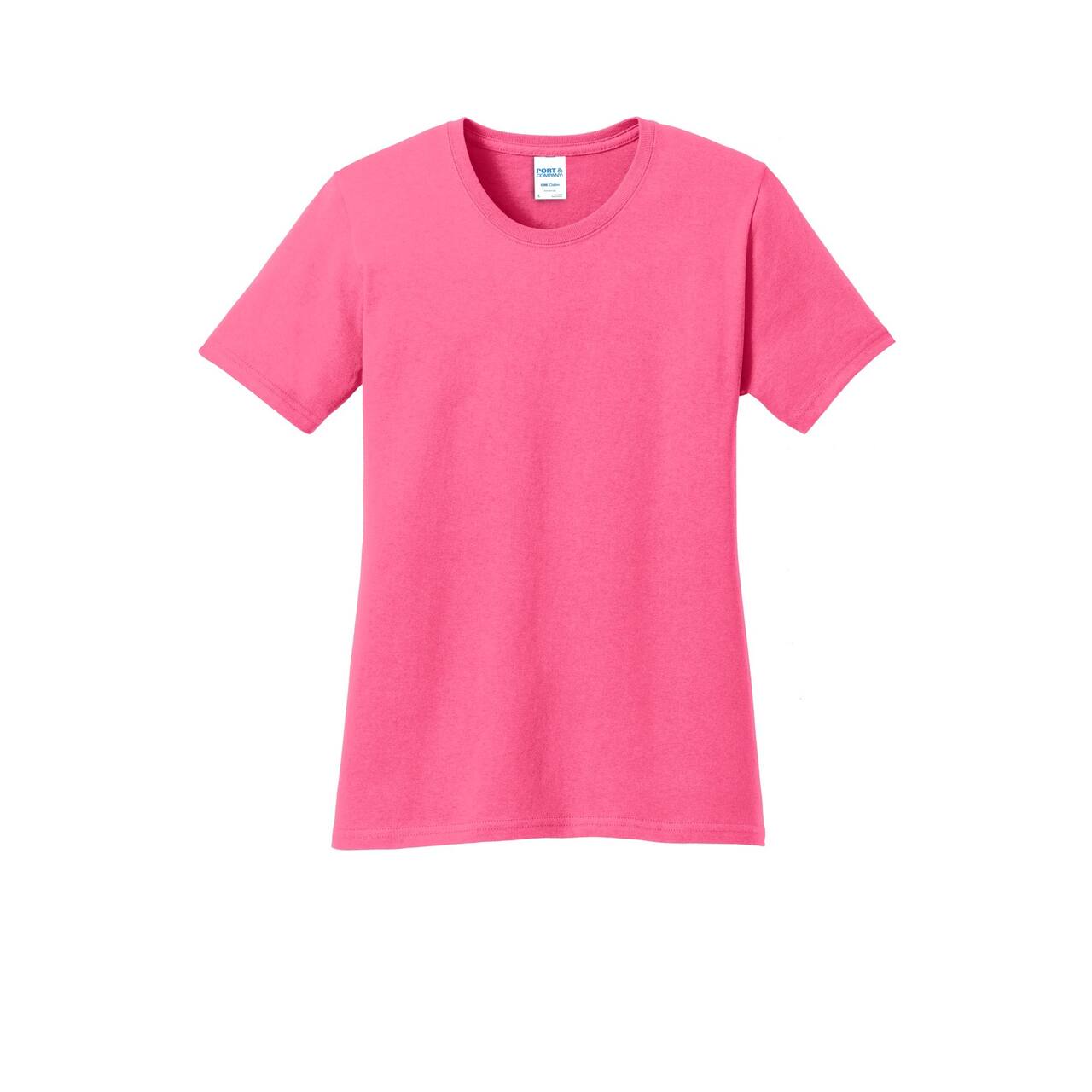 Port & Company® Colors Core Cotton Ladies T-Shirt